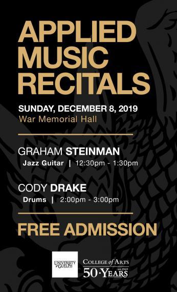 Applied Music Recital Poster